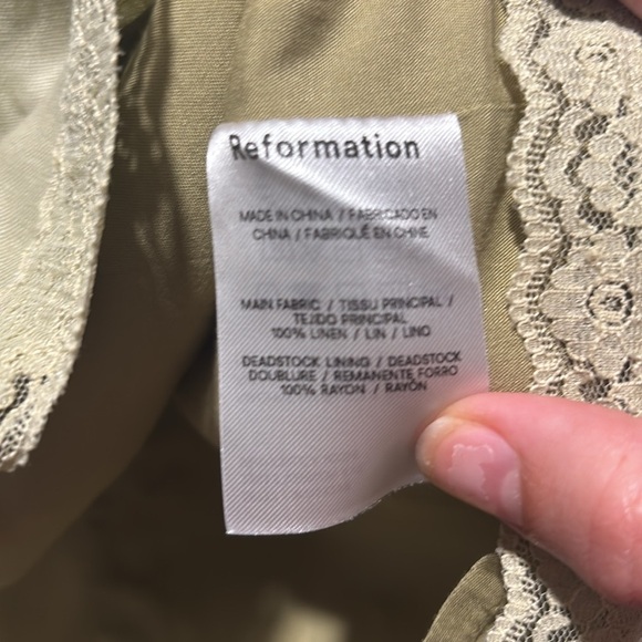 REFORMATION linen tank top - Picture 3 of 5